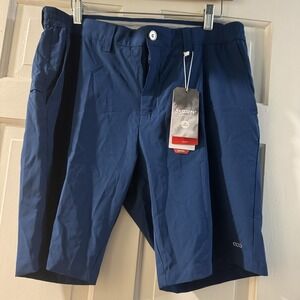 33,000ft Golf Short Blue 34" 9" Stretch Quick-Dry Breathable NWT Work Outing